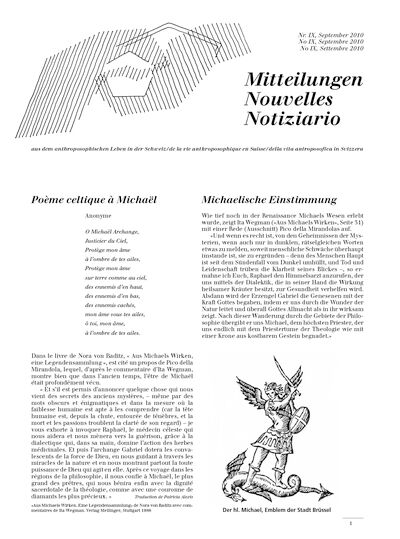 Schweizer Mitteilungen - September 2010